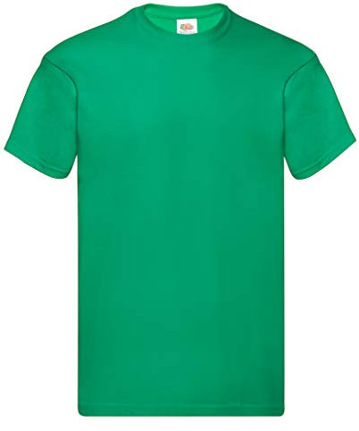 Fruit of the Loom Men's Original T. T-Shirt, Kelly Green, Medium