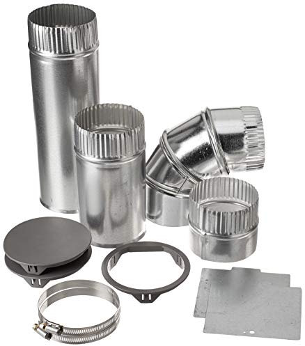 Whirlpool W10323246 Genuine OEM 4-Way Vent Kit for Dryers – Replaces 52777, white