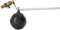 Boutté 1815417 RF17+BF2 Kit Robinet flotteur laiton 12 x 17 avec boule plastique ø 80 Noir