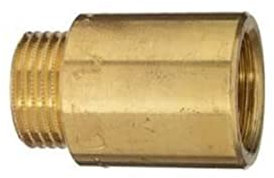 Prolunga rubinetto Cornat, con filettatura interna ed esterna, a 1/2 IG in ottone lucido, B 40 mm, 1 pezzi, t381501