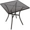 710 x 700 x 700 mm großer, gemusterter Bistro-Tisch aus Stahl von Bolero