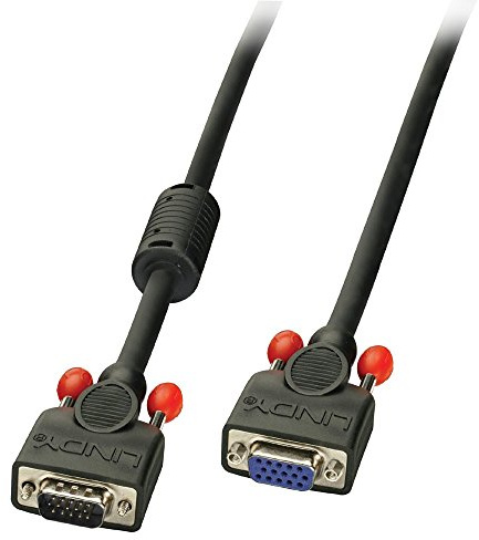 LINDY 3 m Premium SVGA Monitor Extension Cable - Black