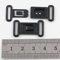 4 Pairs Black Bikini Clips Hook and SNAP 12mm Clasps Strap Bra Fastener Swimwear H1786