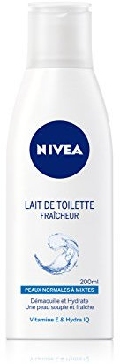 Nivea Lait de Toilette Fraicheur Peaux Normales � Mixtes 200 ml - Lot de 2