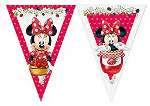Coordinato Minnie Jam Per Feste (Bandierine Plastica)