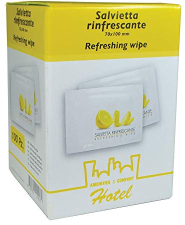 Anonima MTP100-SRL70 Multipack Salviette Rinfrescanti Limone 70 x 100, 100 Pezzi