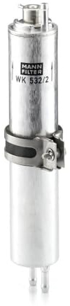 MANN-FILTER, WK 532/2 Kraftstofffilter | Für PKW, Schutz des Kraftstoffsystems, Injektorschutz, Zuverlässige Kraftstoffversorgung, Echte OE-Technologie