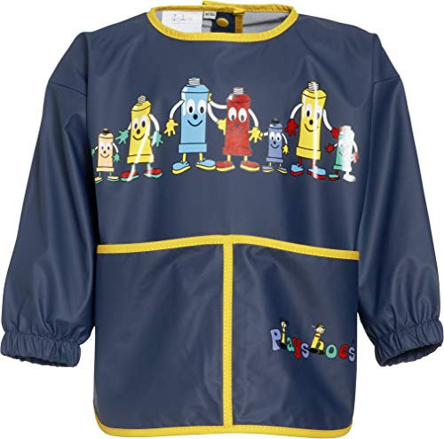 Playshoes 515301 - Malschürze mit Ärmeln Große: S / 92, marine