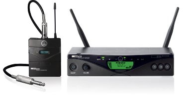 AKG Pro Audio WMS470 Instrumentalset Band 7 kabelloses Handmikrofonsystem mit SR470 stationärem Empfänger und PT470 Bodypack Transmitter