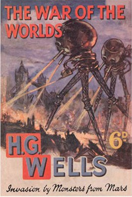 War of the Worlds book cover poster, A1 size