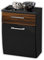 Posseik Rima Unterschrank, Holz, anthrazit/walnuss, 40 x 30 x 53 cm