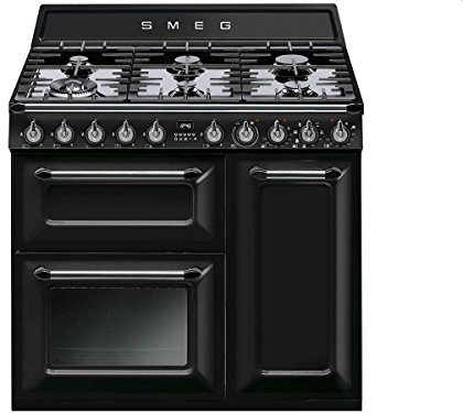 Smeg TR93BLD cucina Piano cottura Nero Gas A