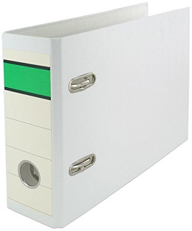 Ordner / quer / DIN A5 / 75mm breit / Farbe: weiß