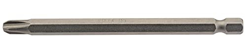 Draper 64366 No.3 1/4 Hex Cross Slot Insert Bit 100mm Long