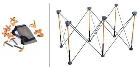 Bora Portamate 30 inches X 24 inches X 48 inches Steel Centipede Work Support Sawhorse With Bonus Accessories