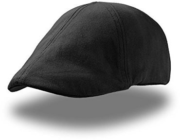 GA-STR Gatsby Street Gatsby Flatcap Schiebermü?tze Mütze Cap Schirmmütz?e Sportmütze Golfmütze Herrencap Damemcap schwarz