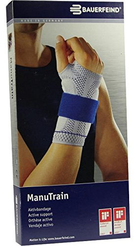 BAUERFEIND MANUTRAIN Handgelenkbandage rechts Gr.3 schwarz 1 St