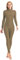 speerise Einteiler für Erwachsene, hoher Halsausschnitt, Reißverschluss, Ganzkörperanzug, Bodycon, Jumpsuit für Damen, Braun, Small
