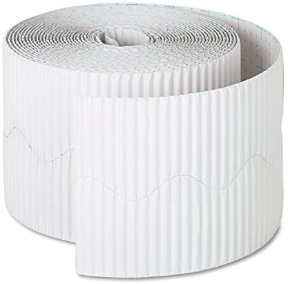Bordette Decorative Border, 2 1/4 x 50' Roll, White