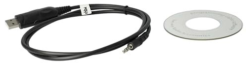 vhbw USB Programmierkabel kompatibel mit Baofeng UV-3R, UV-3R+ Plus Funkgerät, schwarz