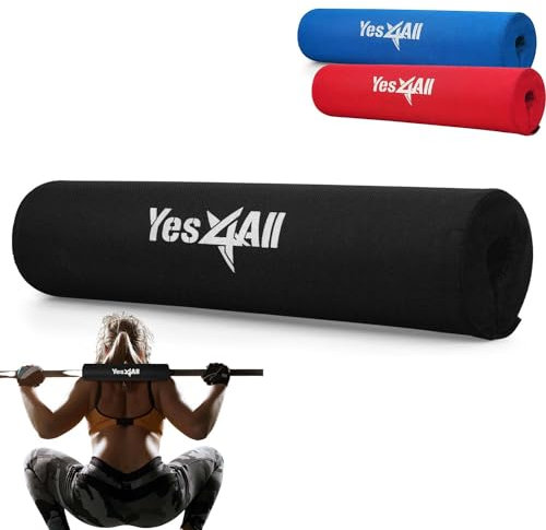 Yes4All KTD1 Langhantel Polster, Schwarz, 40.6 cm