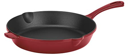 Cuisinart CI22-24CR Pentole classiche in ferro smaltato, cast, rosso cardinale