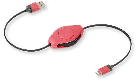 ReTrak EULTUSBPK Câble de Chargement/Synchronisation pour iPhone/iPad/iPod 1 m Rose