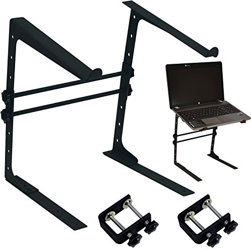 DJ/PA Compact Laptop Platform-Adjustable Table Top Bracket-Mixer Mac Air Stand