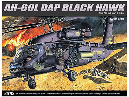 Academy Models 12115 AH - 60L DAP Schwarz Hawk Hubschrauber Plastik Modellbausatz