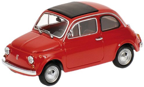 Minichamps 400121602 - FIAT 500, Maßstab: 1:43, rot