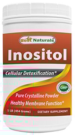 Best Naturals Inositol Pure Powder, 1 Pound (1 LB (Pack of 1))