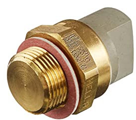 HELLA 6ZT 007 802-021 Temperaturschalter, Kühlerlüfter - 12V - 3-polig - Flachstecker - geschraubt - Schließer