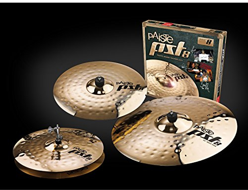 Paiste PST8 Rock Cymbal Set, 14HH, 16CR, 20R - Set di piatti per batteria