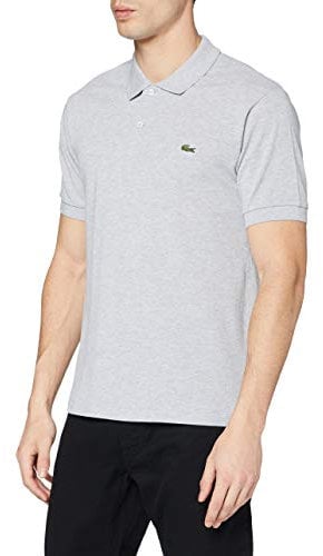 Lacoste L1264, Maglieta, Grigio (Argent Chine), XL Uomo
