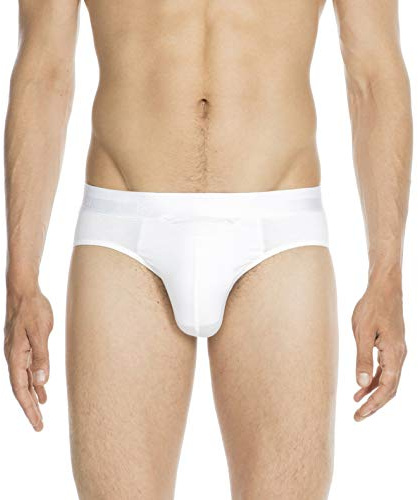 HOM Men's Ho1 Mini Briefs 359521, White, Medium