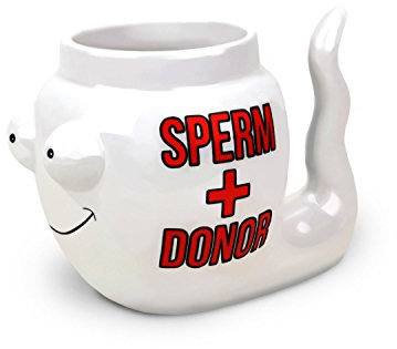 Lustige MUG SPERMATOZOO Tasse aus Keramik