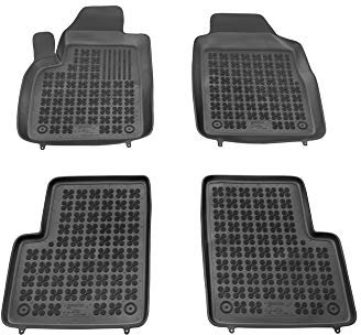 MTM Tappetini Gomma per Fiat 500 (anche restyling 2013 e Hybrid) 2007> Design a Vaschetta, su Misura con Bordi Rialzati cod. 3D 5344