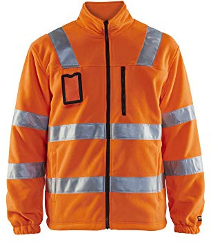 Blakläder Fleecejacke High-Vis Klasse 3 Größe XXL in Orange, 1 Stück, 485325605300XXL