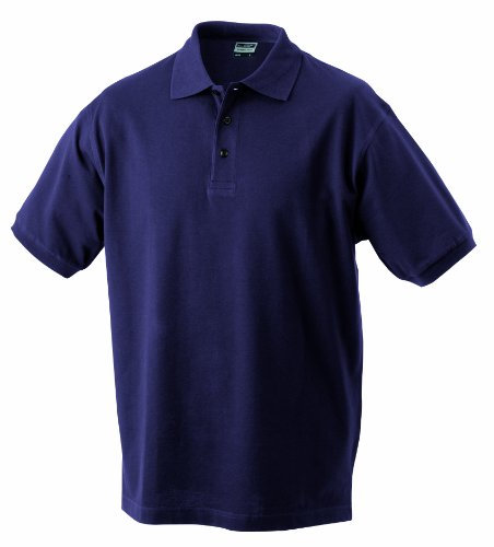 James & Nicholson Polo Classic, Polo Uomo, Viola (Aubergine), S