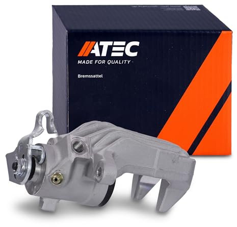 ATEC Germany 1x Bremssattel hinten links Bremszange Faustsattel ohne Halter, Kompatibel mit A udi A3 (8L1), TT (8N3), TT Roadster (8N9), SEAT CORDOBA (6L2), IBIZA III (6L1), LEON (1M1), TOLEDO II (1M2