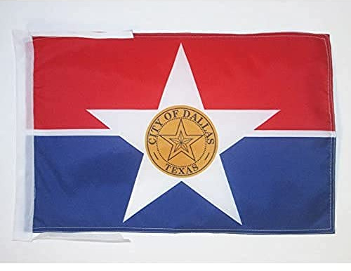 AZ FLAG San Antonio Flag 45x30 cm 100D Polyester Cords | Indoor and outdoor use San Antonio city 12x18 in decorative flag double stitched seams and reinforced edges with ties