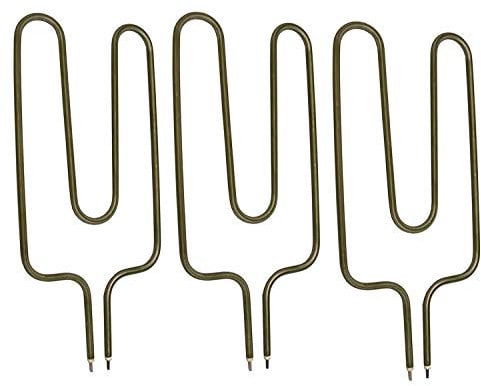 SPARES2GO Heater Elements for Dimplex Night Storage Heaters (850W, Short Pin, Pack of 3)