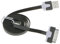 USB Câble Nouille de USB Data Sync Chargeur Pour iPhone 4S 4 3G iTouch iPad Noir