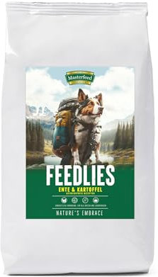 Masterfeed Feedlies Lachs mit Kartoffel, Getreidefrei, Hundefutter für ausgewachsene Hunde (Adult), Trockenfutter, 4 kg