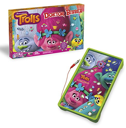 Hasbro Spiele B9180100 Trolls Dr. Bibber, Vorschulspiel
