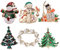 Elegant Rose 6 bunten Weihnachten Brosche Xmas Geschenk für Weihnachtsschmuck Ornaments Geschenke