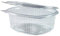 1-PACK Feinkostbecher oval klar mit Deckel 500 ml (PET), 50 Stück