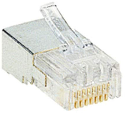 Legrand 051704 Fiche RJ45 Catégorie 5e 9 Contacts pour Câble Rond, 11.7mm Largeur