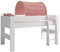 Hoppekids For Kids Tunnelzelt für Kinderbett, Hochbett, 88 x 69 x 91 cm (B/H/T), Baumwolle, rot,weiß