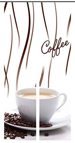 gardinen-for-life Flächenvorhang Coffee, 2er - Serie, Set 2tlg, Jew. Gr.60x260 cm, Küche